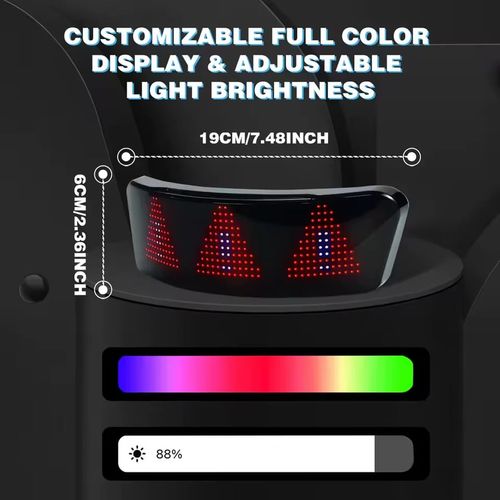 Helmet LED Display