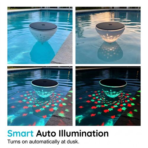 Solar Floating Pool Light with Fish Projection