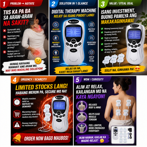 DIGITAL THERAPY MACHINE💕Relief from Fatigue and Stress—At the Touch of a Button ⚡🧘♂️