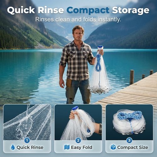 Easy-to-throw fishing nets