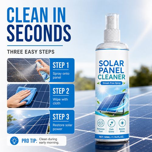 solar panel cleaning spray