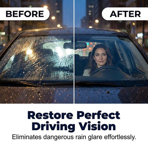 Windshield oil removal wipes