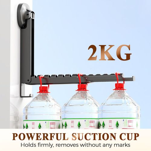 Adjustable and foldable vacuum drying rack