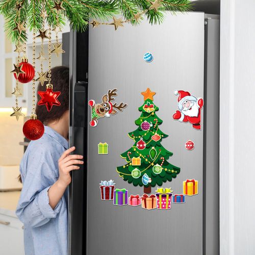 Christmas Themed Magnetic Sticker