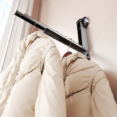Adjustable and foldable vacuum drying rack