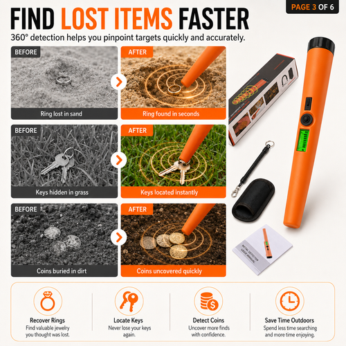Portable Metal Detector