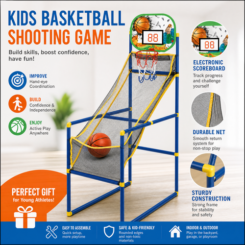 Kids Indoor Basketball Arcade Game