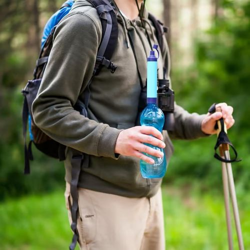 Personal Straw Water Filter for Camping