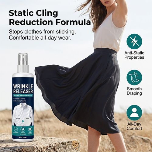 👕Wrinkle Release Spray Quick Refresh Softener
