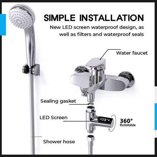 Shower thermometer