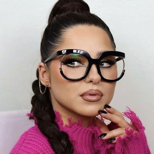 US Best Seller PC Anti-Blue Light Glasses 2025 Trendy Women Oversized Round Eyeglass Frames | Wholesale Eyewear | Kenya Hot Sale | Cash on Delivery (COD) Available