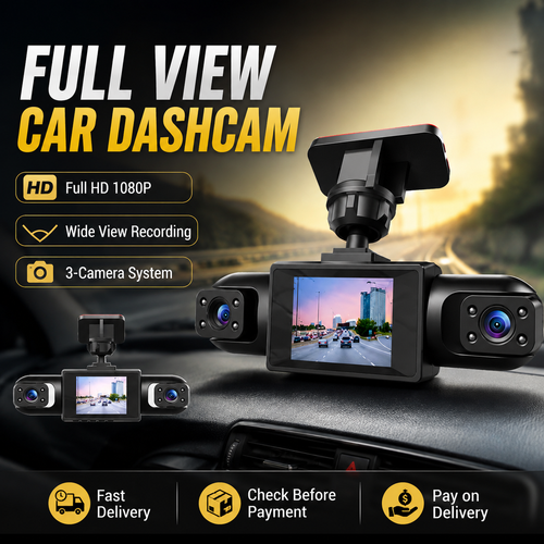 🎁🔥Full View Car Dashcam System Safety is guaranteed. RECORDER