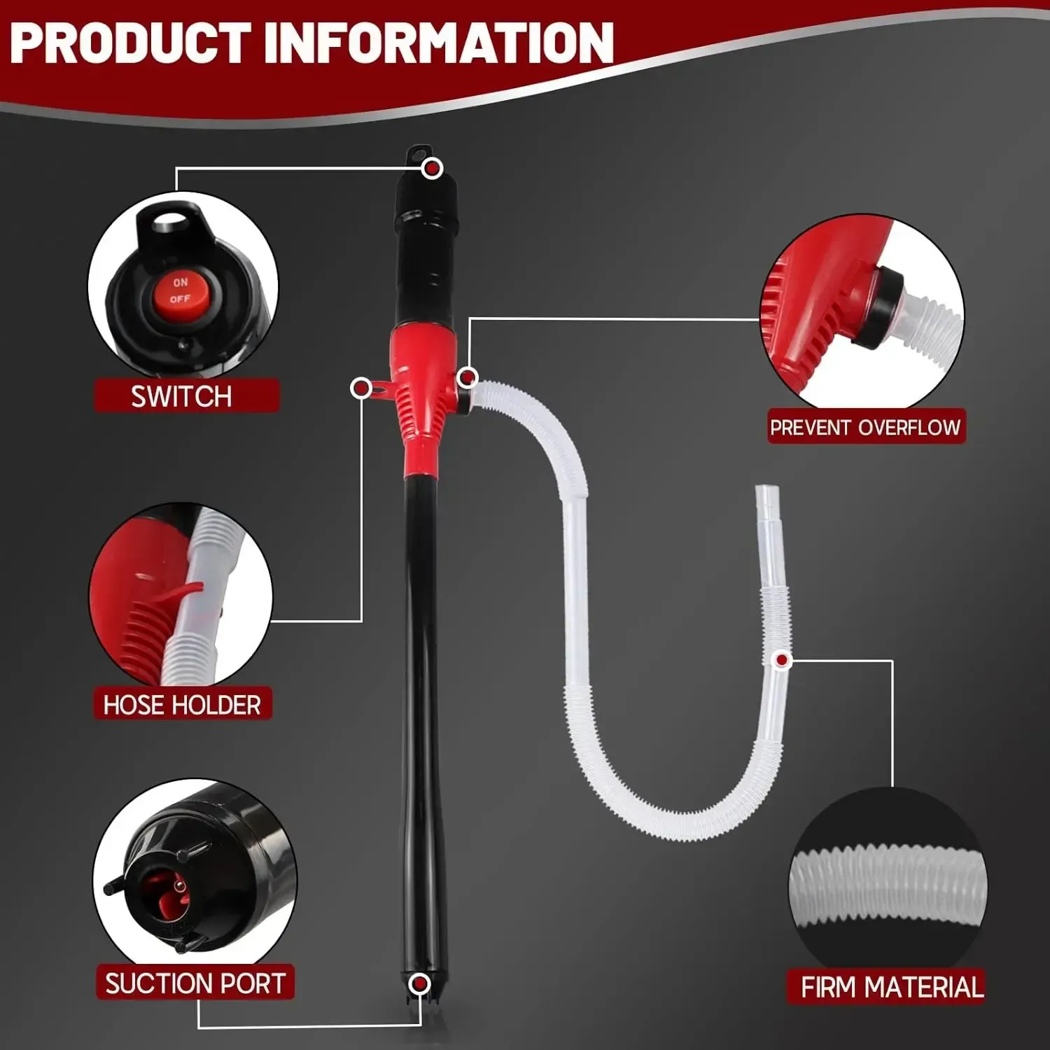 Battery Powered Liquid Transfer Pump for Fuel Water Diesel Fast No Spill Easy Use Kenya