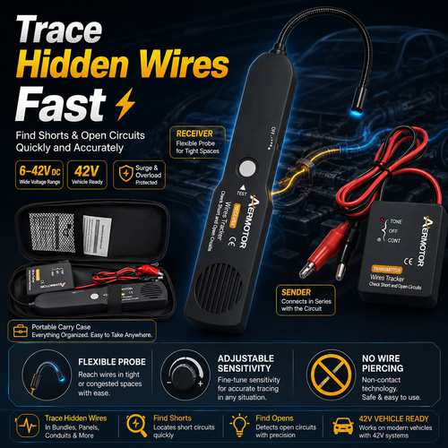 🚀Hot Sale🔥 COD in Kenya.EM415 Break Circuit Tracer — Automotive Electronic Testing Tool for Short Circuit Detection.Nairobi stock ships within 48H, delivered within 3days