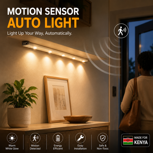 🔥HOT SALE🔥 COD！Smart Motion-Activated LED Light — Wireless, Ultra-Thin Ambient Lamp for Cabinets and Wardrobes.Nairobi stock ships within 48H, delivered within 3days