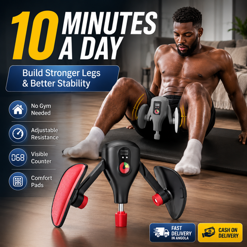 COD Angola Pay on Delivery Multifunctional Inner Thigh Trainer for Home Fitness, Adjustable Leg and Kegel Trainer with Smart Counter, 35KG Resistance, 360° Rotating Comfort Pads, Glutes Core Arms Workout Equipment, Portable Thigh Exerciser for Men and Women in Luanda Angola