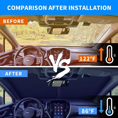 🔥HOT SALE🔥 COD！Windshield sun visor, foldable sun visor, UV reflector, sun visor cover, sunshade, reflective