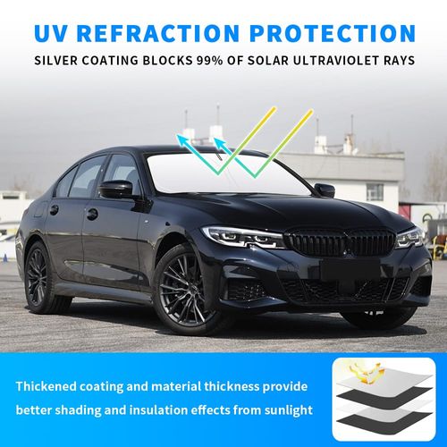 🔥HOT SALE🔥 COD！Windshield sun visor, foldable sun visor, UV reflector, sun visor cover, sunshade, reflective