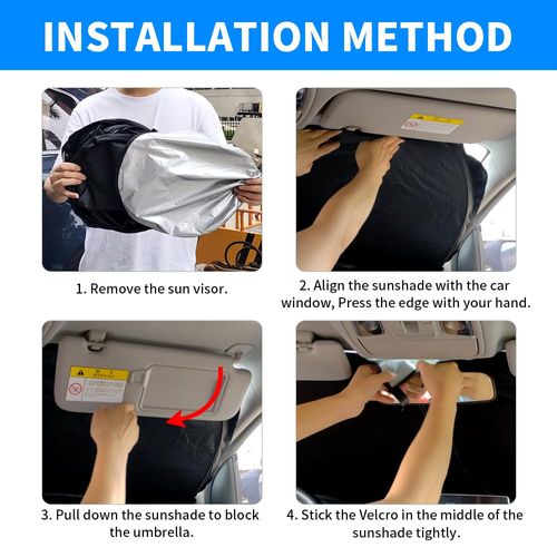 🔥HOT SALE🔥 COD！Windshield sun visor, foldable sun visor, UV reflector, sun visor cover, sunshade, reflective