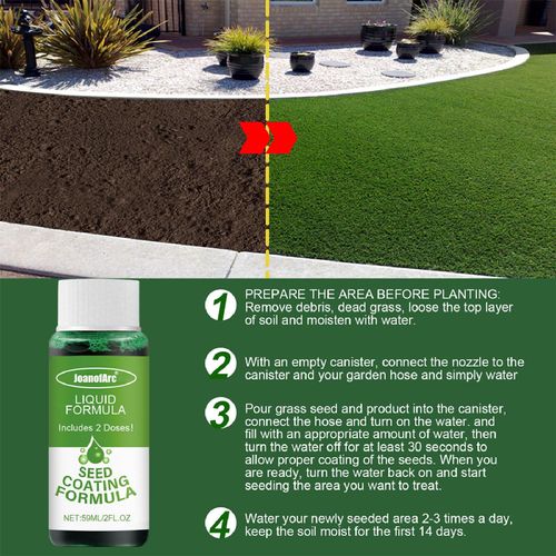 🔥HOT SALE🔥 COD！ Green Grass Lawn Solution, Lawn Spot Repair,Seeding,and Coloring Agent,Dead Grass Spot Repair and Lawn Dye