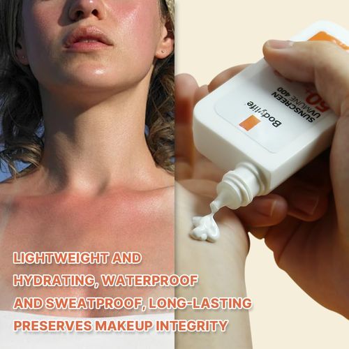 🔥HOT SALE🔥 COD！  Face Sunscreen SPF 50+, Broad Spectrum SPF + Antioxidants, For Sun Sensitive Skin, Oxybenzone Free 1.69fl.oz