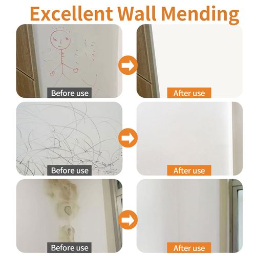 🔥HOT SALE🔥 COD！  Small Roller Brush Repair Kit, white water-based paint effortlessly repairs scratches and yellowing, leaving walls looking brand new