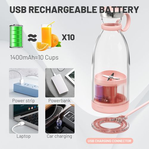 🔥HOT SALE🔥 COD！  Household mini juice cup, a portable electric juice machine with a portable USB juicer cup. It can squeeze lemons, oranges, bananas, apples, grapes, etc.