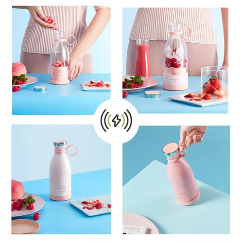 🔥HOT SALE🔥 COD！  Household mini juice cup, a portable electric juice machine with a portable USB juicer cup. It can squeeze lemons, oranges, bananas, apples, grapes, etc.