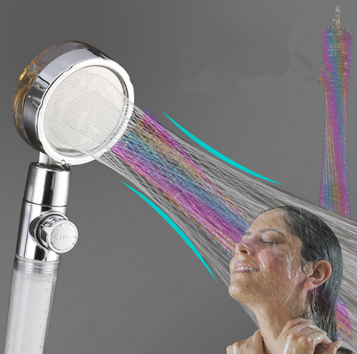 Propeller Driven Handheld Shower Head High Pressure Premium Turbo Fan Shower Head