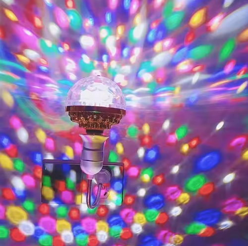 Rainbow Rotating Karaoke Ambience Light ✨