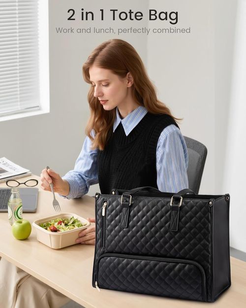 👨‍👩‍👧‍👦💼 The Ultimate 2-in-1 Tote Bag – Where Elegance Meets Functionality! 🍽️🔥👇