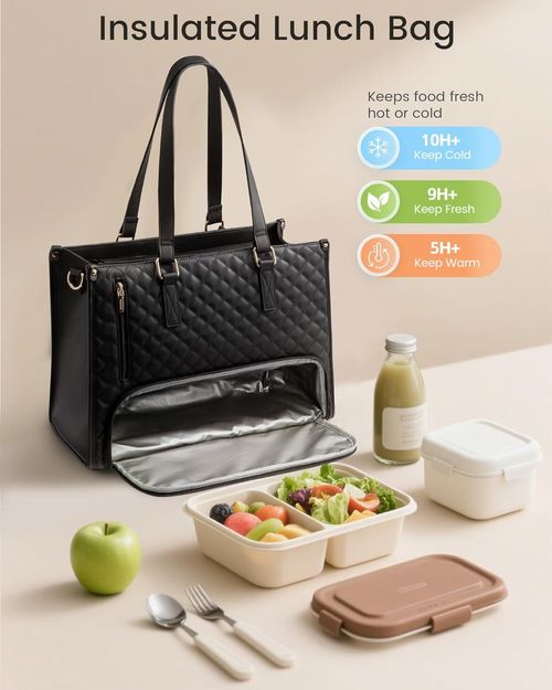👨‍👩‍👧‍👦💼 The Ultimate 2-in-1 Tote Bag – Where Elegance Meets Functionality! 🍽️🔥👇