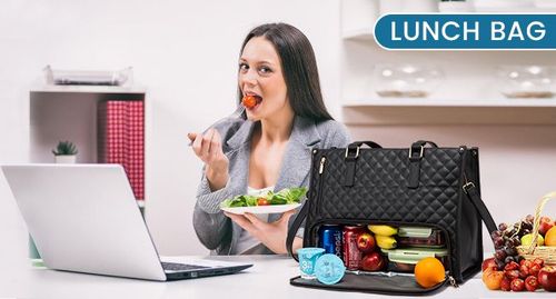 👨‍👩‍👧‍👦💼 The Ultimate 2-in-1 Tote Bag – Where Elegance Meets Functionality! 🍽️🔥👇