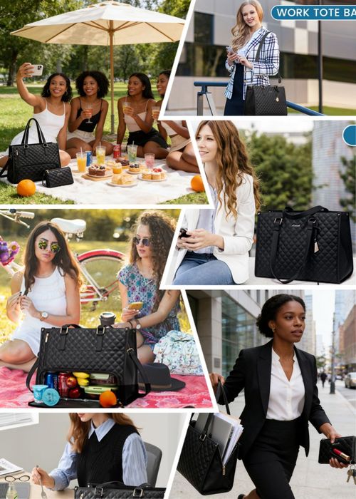 👨‍👩‍👧‍👦💼 The Ultimate 2-in-1 Tote Bag – Where Elegance Meets Functionality! 🍽️🔥👇