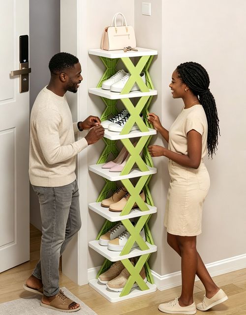 🔥🏆 Best-Seller 🏆 Detachable Vertical Shoe Rack 👟