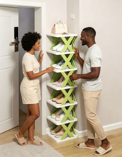 🔥🏆 Best-Seller 🏆 Detachable Vertical Shoe Rack 👟