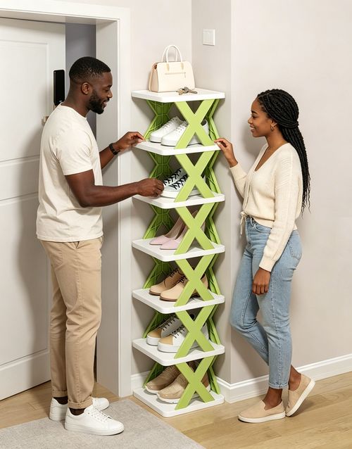 🔥🏆 Best-Seller 🏆 Detachable Vertical Shoe Rack 👟