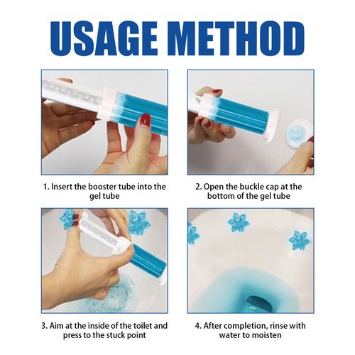 🔥🚽🌸Toilet Cleaning Gel Stamps🌸 3 Packs⏰42 Sheets 3 Months Fresh Floral Scent