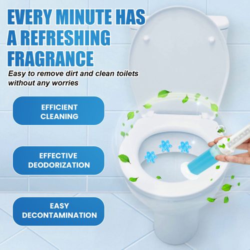 🔥🚽🌸Toilet Cleaning Gel Stamps🌸 3 Packs⏰42 Sheets 3 Months Fresh Floral Scent