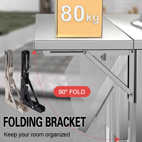 ✏️ HOT SALE✏️DIY Wall Mounted Folding Bracket(2PCS)