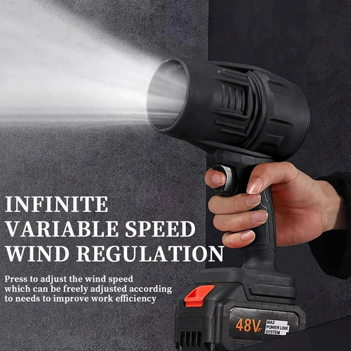 Super Power DC Rechargeable Turbo Blower Industrial Handheld Violent Jet Brushless Motor Effective Cleaning Brushless Jet Blower
