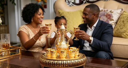 🥂Ghanaian Royal Family's Exclusive Wine Set: Defining Your Extraordinary Life