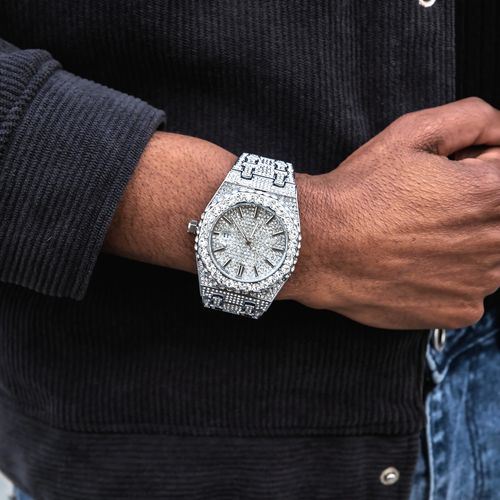 👨‍👩‍👧‍👦Starry Diamond-Encrusted Couple Watch Set😍