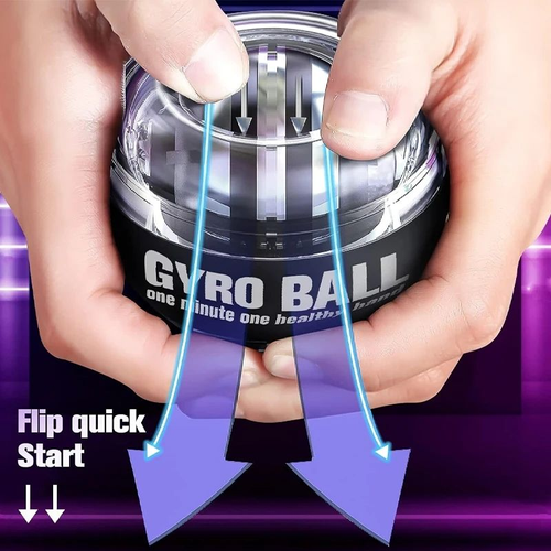 Wrist exerciser, grip strength training ball, metal spinning wrist ball for grip training.