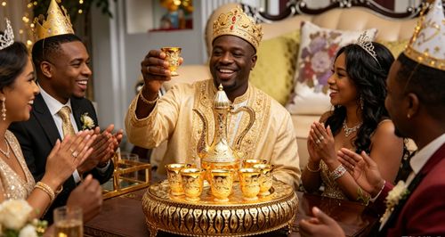 🥂Ghanaian Royal Family's Exclusive Wine Set: Defining Your Extraordinary Life