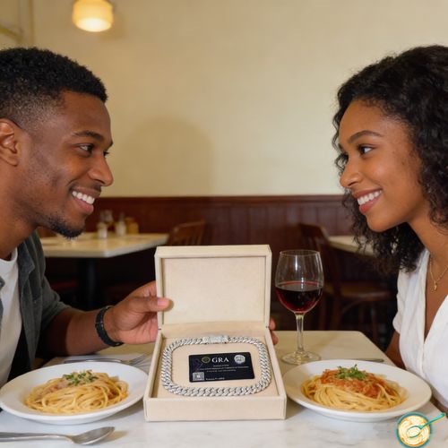 👨‍👩‍👧‍👦💎Premium Diamond-Encrusted Cuban Link Chain💫