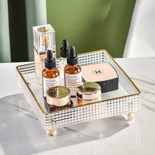 Nordic style, light luxury, fashionable fruit plate, multi-purpose storage box.