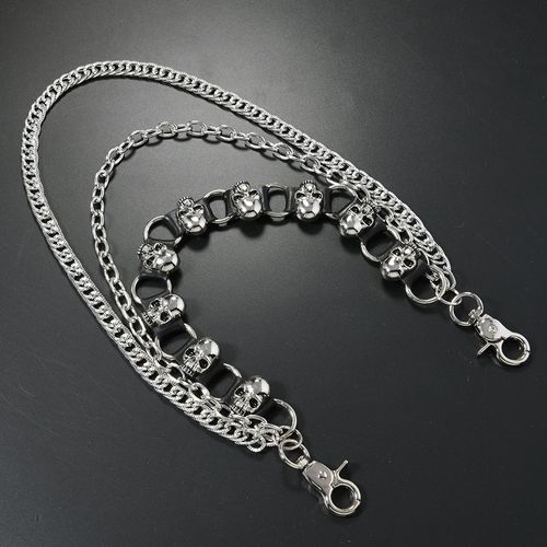 Rock Skull Chain for Pants