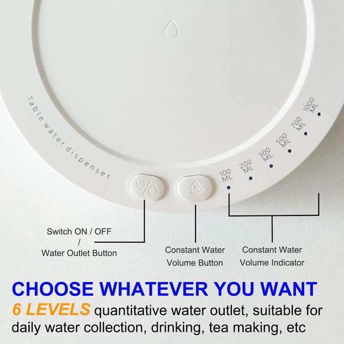 Portable Automatic Water Dispenser Wireless Electric Water Bottle Pump Usb Charging Desk Smart Table Water Dispenser