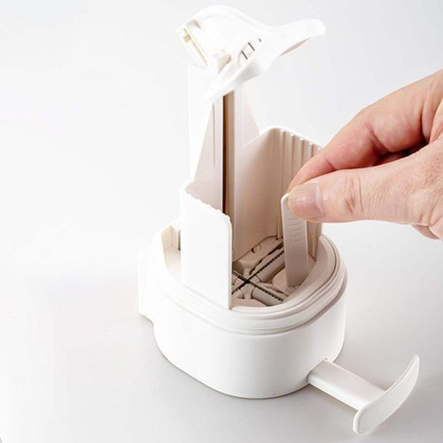 Wall-Mounted Soap Grinder for Bar Soap, No-Drill Soap Shaver and Dispenser, Waterproof Soap Bar Shredder for Bathroom, Kitchen
